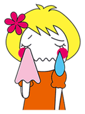 Fluffy heart sticker #420583