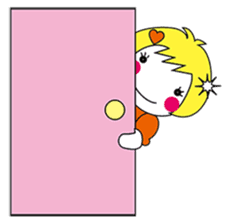 Fluffy heart sticker #420601