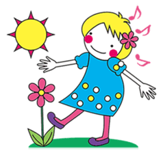 Fluffy heart sticker #420604