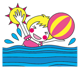 Fluffy heart sticker #420607