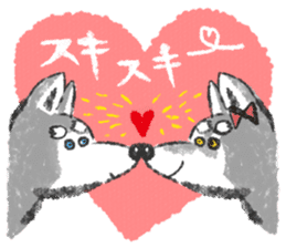 Expressions of 40 various dogs sticker #420812