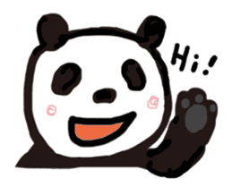 happy easy day with panda ! sticker #421049