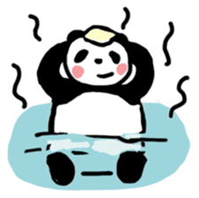 happy easy day with panda ! sticker #421057