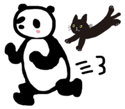 happy easy day with panda ! sticker #421060
