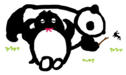 happy easy day with panda ! sticker #421067