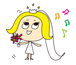 Cheerful nanana princess sticker #421209