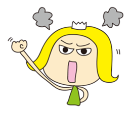 Cheerful nanana princess sticker #421211