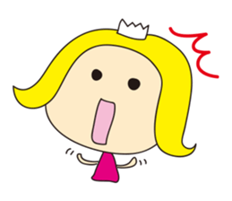 Cheerful nanana princess sticker #421212