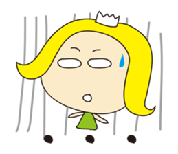 Cheerful nanana princess sticker #421214