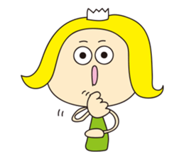 Cheerful nanana princess sticker #421215