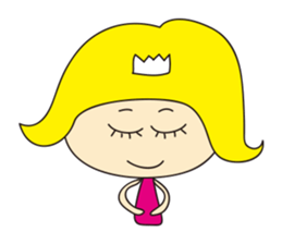 Cheerful nanana princess sticker #421216