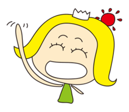 Cheerful nanana princess sticker #421218