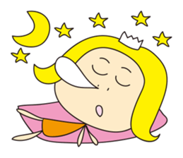 Cheerful nanana princess sticker #421219