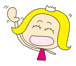 Cheerful nanana princess sticker #421228