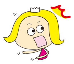 Cheerful nanana princess sticker #421229