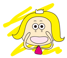 Cheerful nanana princess sticker #421230