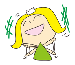 Cheerful nanana princess sticker #421231