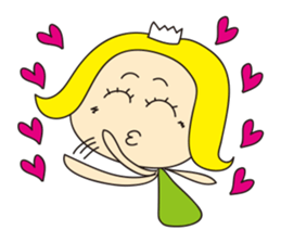 Cheerful nanana princess sticker #421232