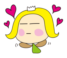 Cheerful nanana princess sticker #421233