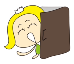 Cheerful nanana princess sticker #421240