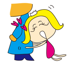 Cheerful nanana princess sticker #421241