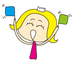 Cheerful nanana princess sticker #421243