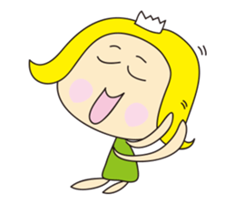 Cheerful nanana princess sticker #421247