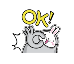 Jelly beans Rabbit mask.1 sticker #422531