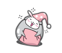 Jelly beans Rabbit mask.1 sticker #422537