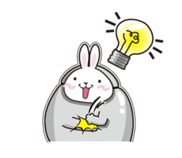 Jelly beans Rabbit mask.1 sticker #422550