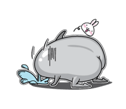 Jelly beans Rabbit mask.1 sticker #422554