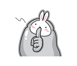 Jelly beans Rabbit mask.1 sticker #422555