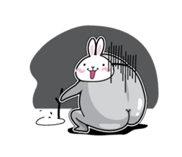 Jelly beans Rabbit mask.1 sticker #422561