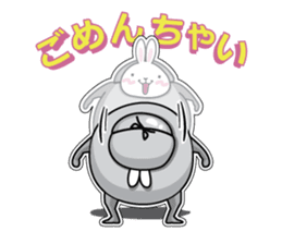 Jelly beans Rabbit mask.1 sticker #422562