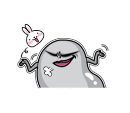 Jelly beans Rabbit mask.1 sticker #422563