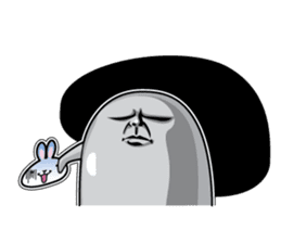 Jelly beans Rabbit mask.1 sticker #422567