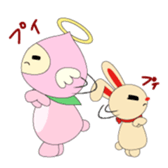 Angel momo and Rabbi sticker #423532