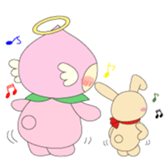 Angel momo and Rabbi sticker #423533