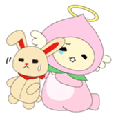 Angel momo and Rabbi sticker #423539