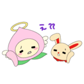 Angel momo and Rabbi sticker #423553