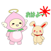 Angel momo and Rabbi sticker #423557