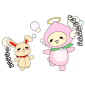 Angel momo and Rabbi sticker #423565