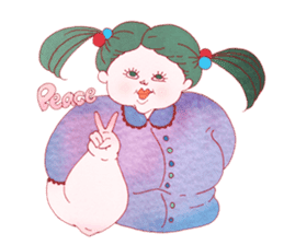 Big girls sticker #423765