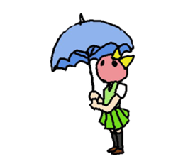 UME girl sticker #424274