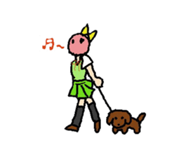 UME girl sticker #424281