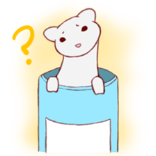 Stamp of ferrets entered in a can sticker #425409