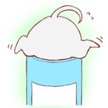 Stamp of ferrets entered in a can sticker #425419