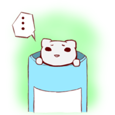 Stamp of ferrets entered in a can sticker #425423