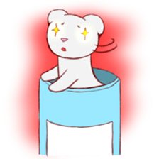 Stamp of ferrets entered in a can sticker #425446