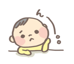 Cute baby sticker #425865